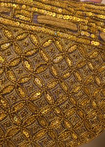 Exotic India Embroidered Satin Potli