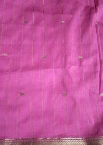 Beautiful Pink Silk Saree