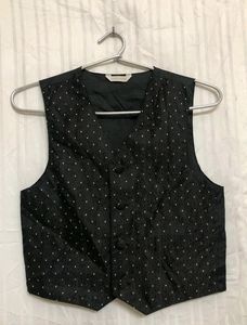 Mentro Boyz Black Waistcoat
