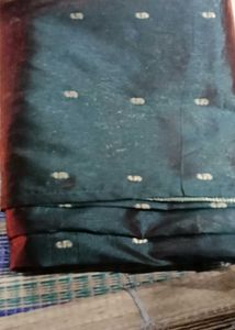Double Saded Silk Saree Without Blouse
