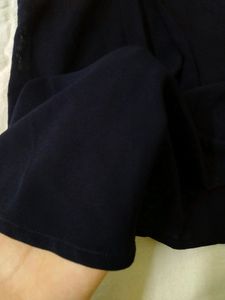 NAVY BLUE SEQUIN TOP