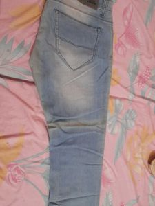 Light Wash Slim Fit Jeans