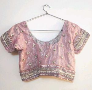 Readymade Net Embroidered Saree