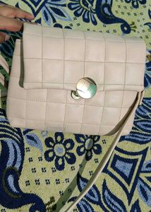 Beautiful Beige Colour Sling Bag For Women