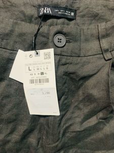 Linen Wide Leg Trousers