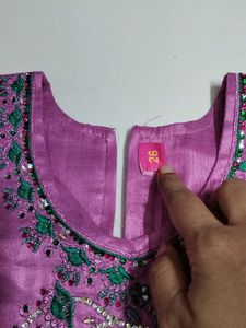 Elegant pattu pavadai Set