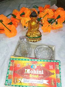 silver KUNDAN BANGLES (12)