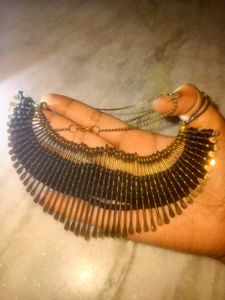 Hand Crafted Brass Plated Necklace Pack Of 4