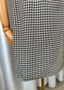 Chic Gingham Tweed  Dress