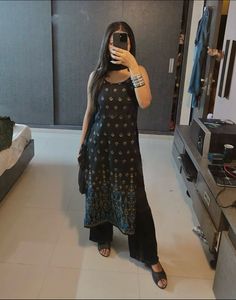 Elegant Black Kurta
