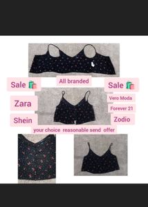 Black 🖤 With🍒 Printed Very Stylish Shein Top