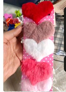 heart fur clips