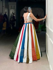 🆕️🆕️Navratri Lehenga With Stitched Blouse