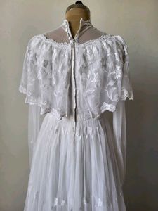 Vintage White Lace Dress