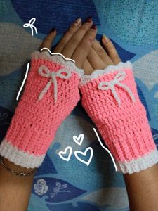 crochet arm warmers 🩷✨
