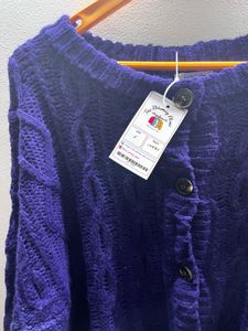 Purple Cardigan