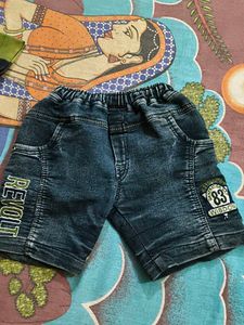 Boys T-Shirt &amp; Jeans Short Set