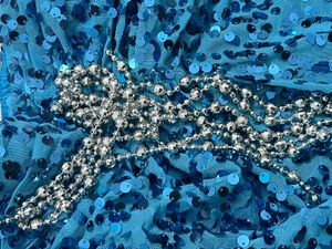 Sequin Belly Dance Skirt with Belt