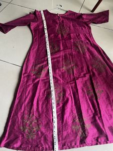 cotton silk kurti