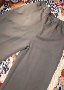 Brown Wide Leg Trousers