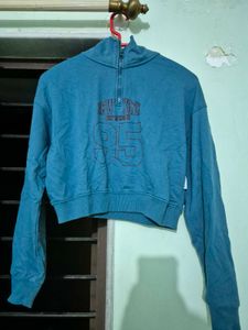 Blue Graphic Sweatshirt