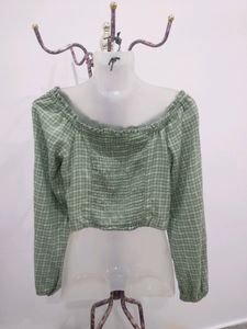 Checkered Crop Top