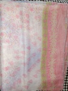 Pretty Pink Floral Saree