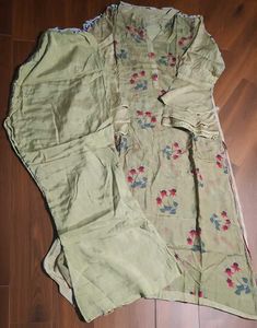Floral Print Kurta With Shalwar