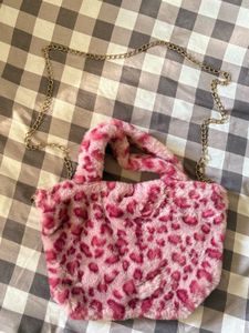 pink Cheetah Print Bag