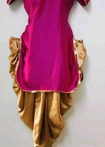 Satin Dhoti Salwar Suit