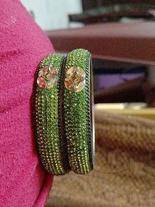 New Light Green Bangles