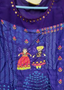 Purple Print Top