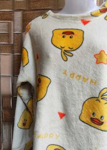 Cute Duck Print Sweater