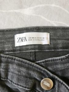 Zara Gray Denim Jeans