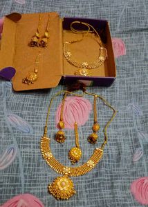 Gold Plated Jewelry Set. Two Sets