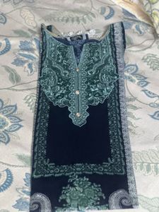 Pure Cotton Kurta Set With Dupatta  S