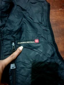 Black Sleeveless Jacket