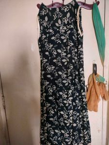 Black Floral Kurti