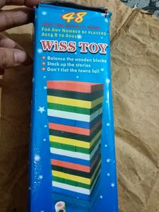 48 Wooden Blocks For Kids