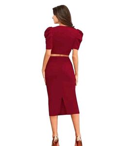 Chic Maroon Set