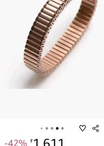 Unique Copper Tone Bangle Bracelet