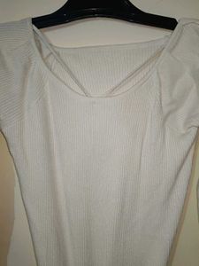 White Long Sleeve Top