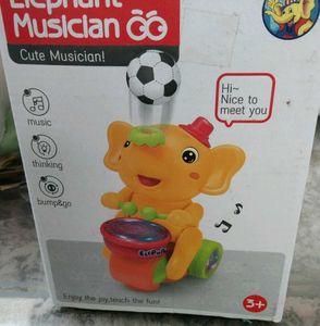 Elephant Musician Toy