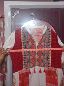 Cotton Printed Long Women Kurta