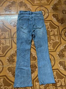 Flared Denim Jeans