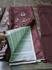Bina Sila Material Neeru&#39;s Salwar Kameez Dupatta
