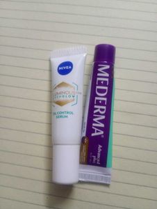 Nivea Serum & Mederma Scar Gel