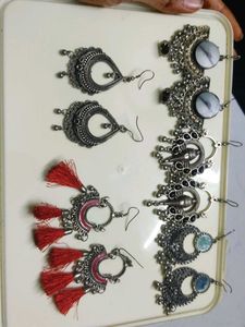 Each 30 Rs Or 200 Coin Boho Statement Earring Bund