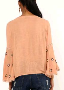 Peach Cute Top