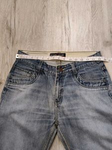 Sc9896 Spykar Beggy Bootcut Jeans Waist 32